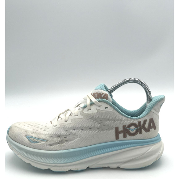 Hoka One One HOKA W Clifton 9 1132211 FTRS Women's Sz 9B White Sneakers - Picture 3 of 11